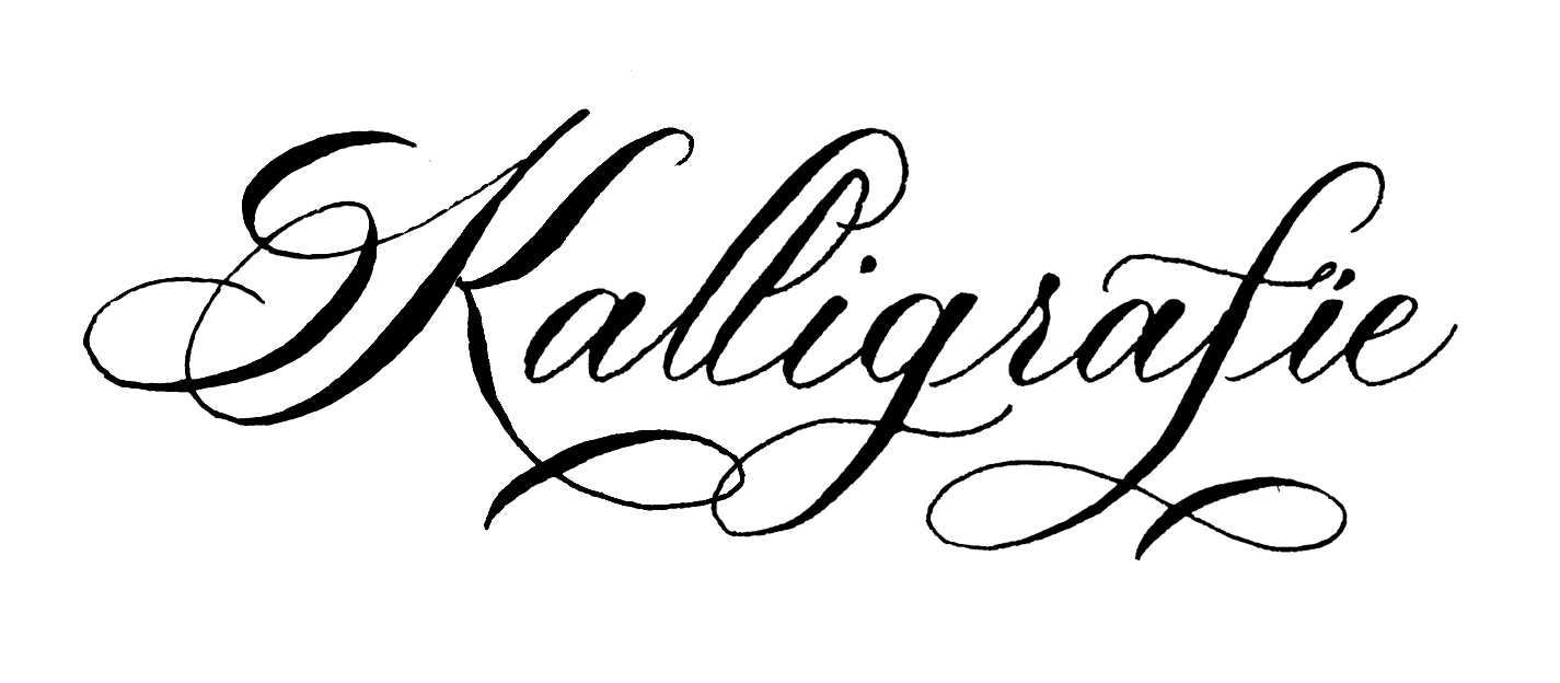 Kalligrafie geschrieben mit der Feder