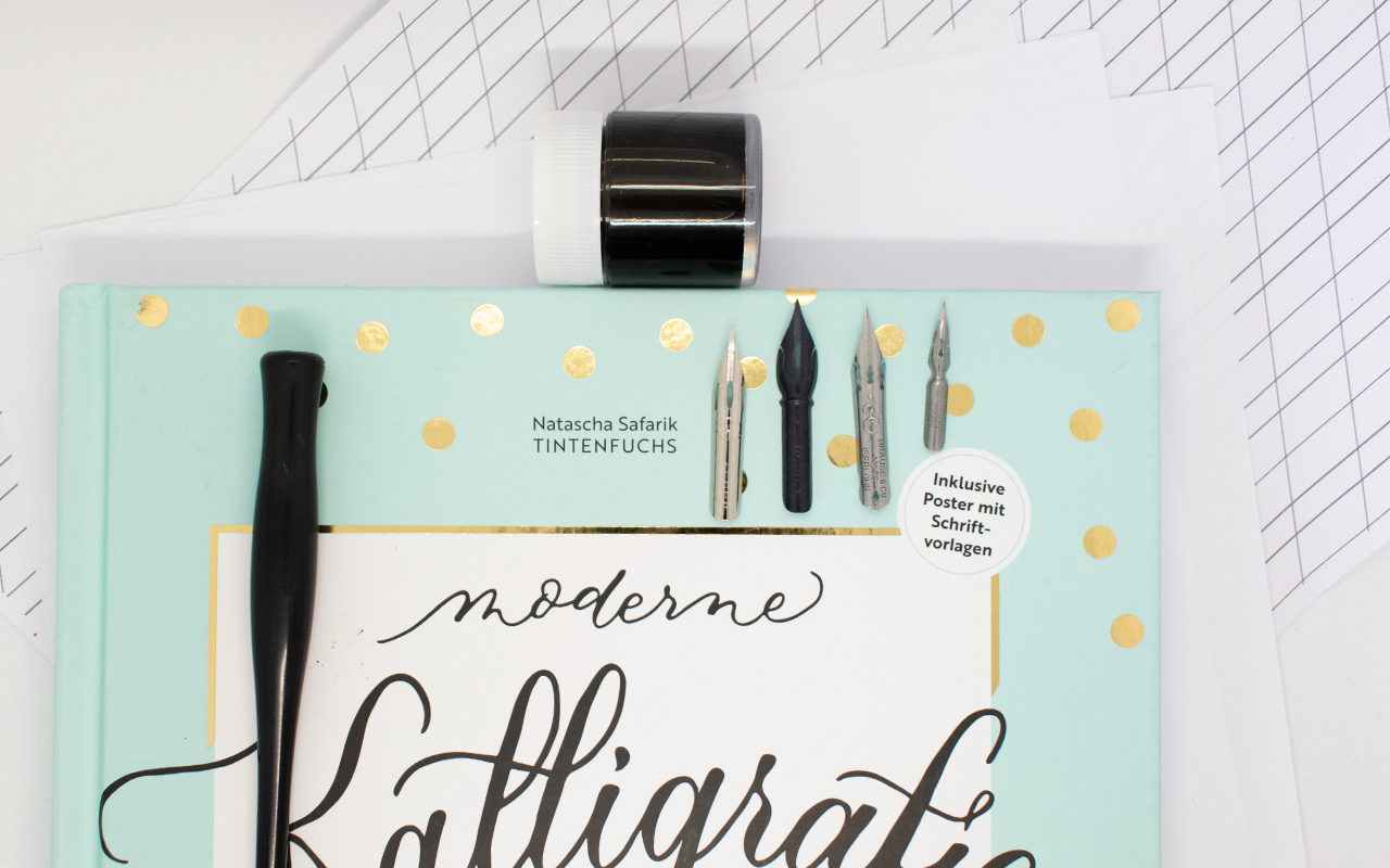 Modern Calligraphy Materials Set (Large) for Left-Handed People