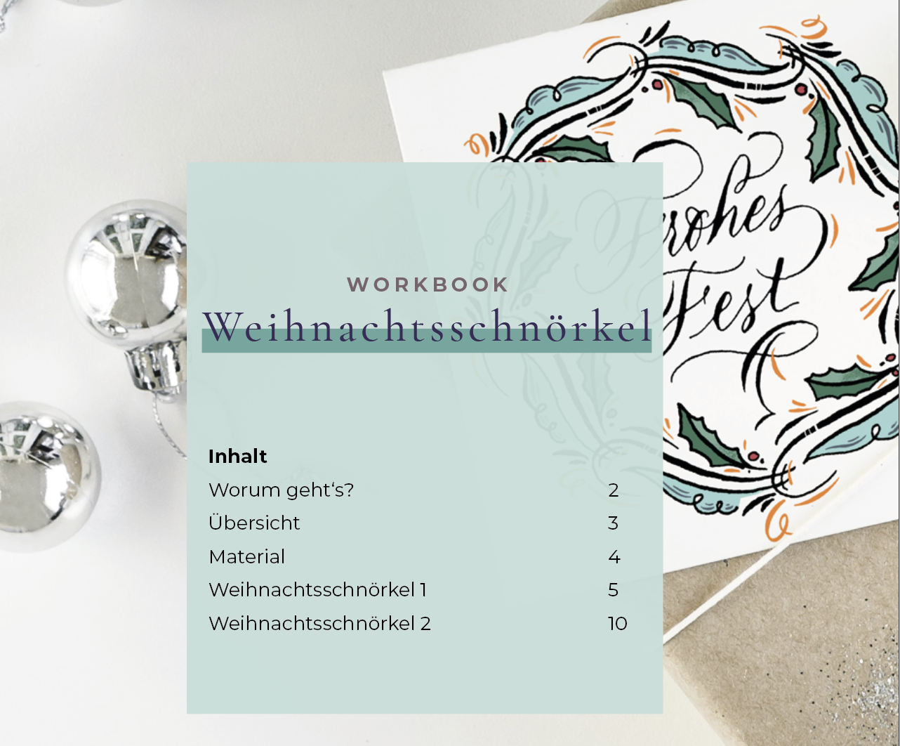 Weihnachtsschnörkel | Workbook – Bild 6
