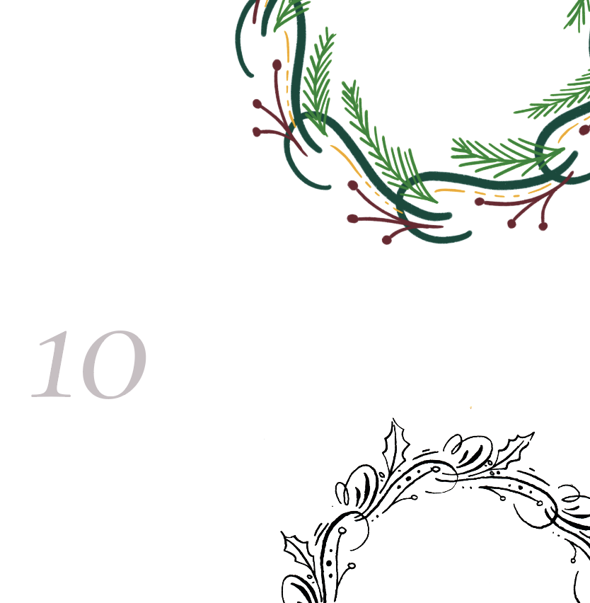 Weihnachtsschnörkel | Workbook – Bild 2