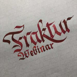 Aufzeichnung vom Webinar Fraktur Schnupperkurs inkl. Workbook