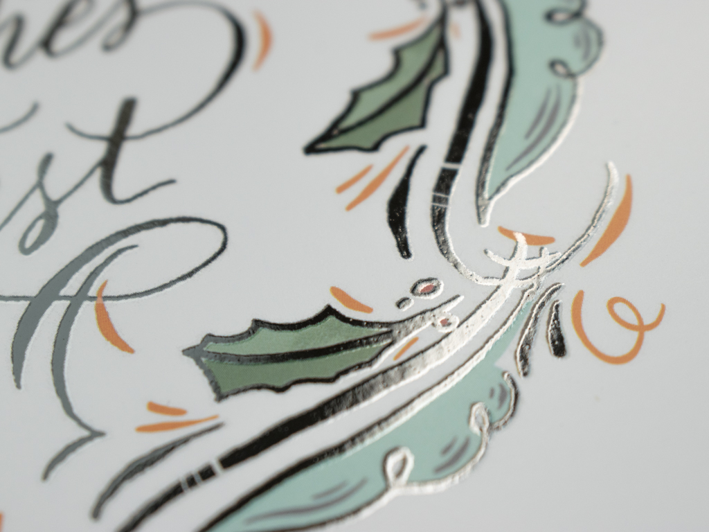 Lettering Projekt Weihnachten