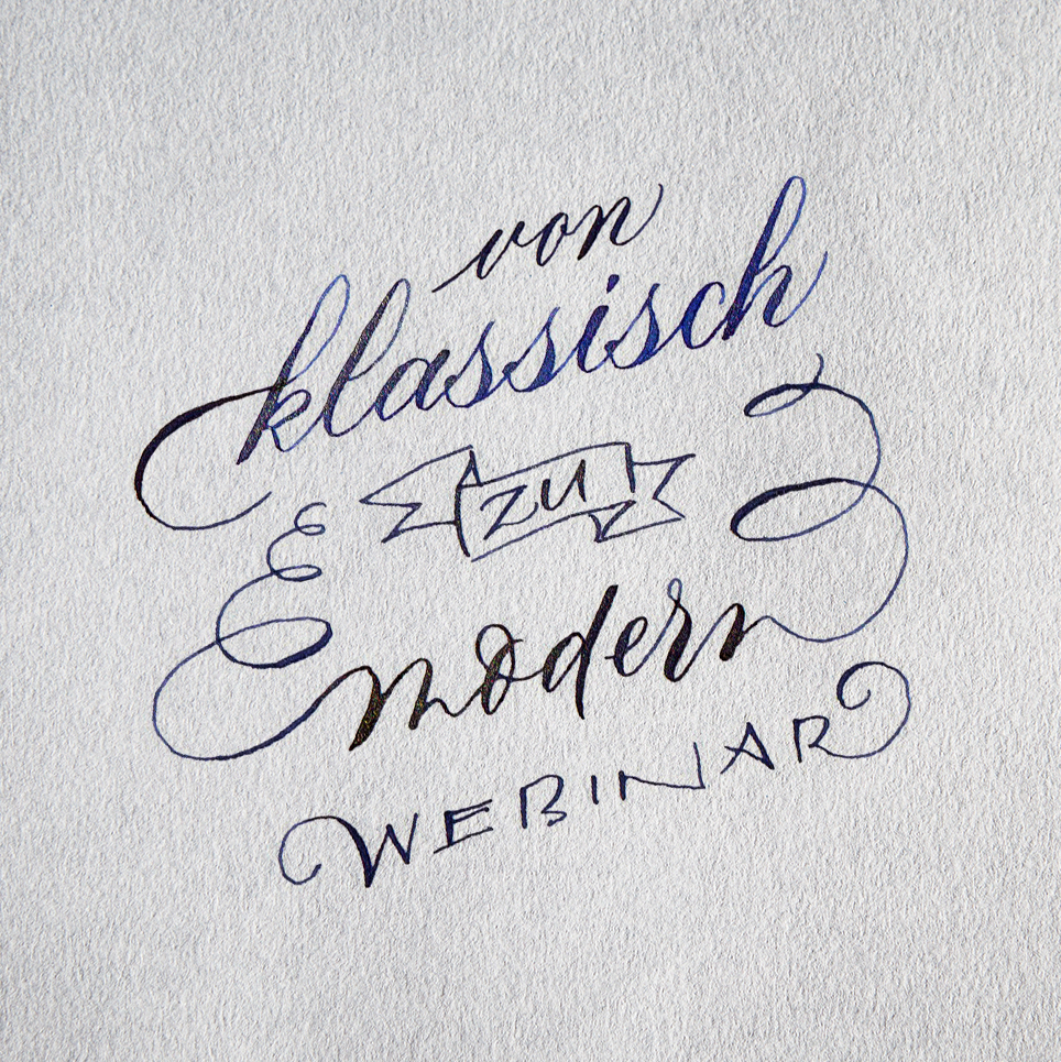 Aufzeichnung vom Webinar: Von klassischer zu moderner Kalligraphie