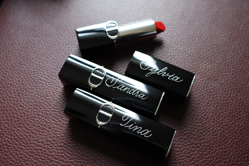Personalisierter gravierter Lippenstift als exklusives VIP-Geschenk